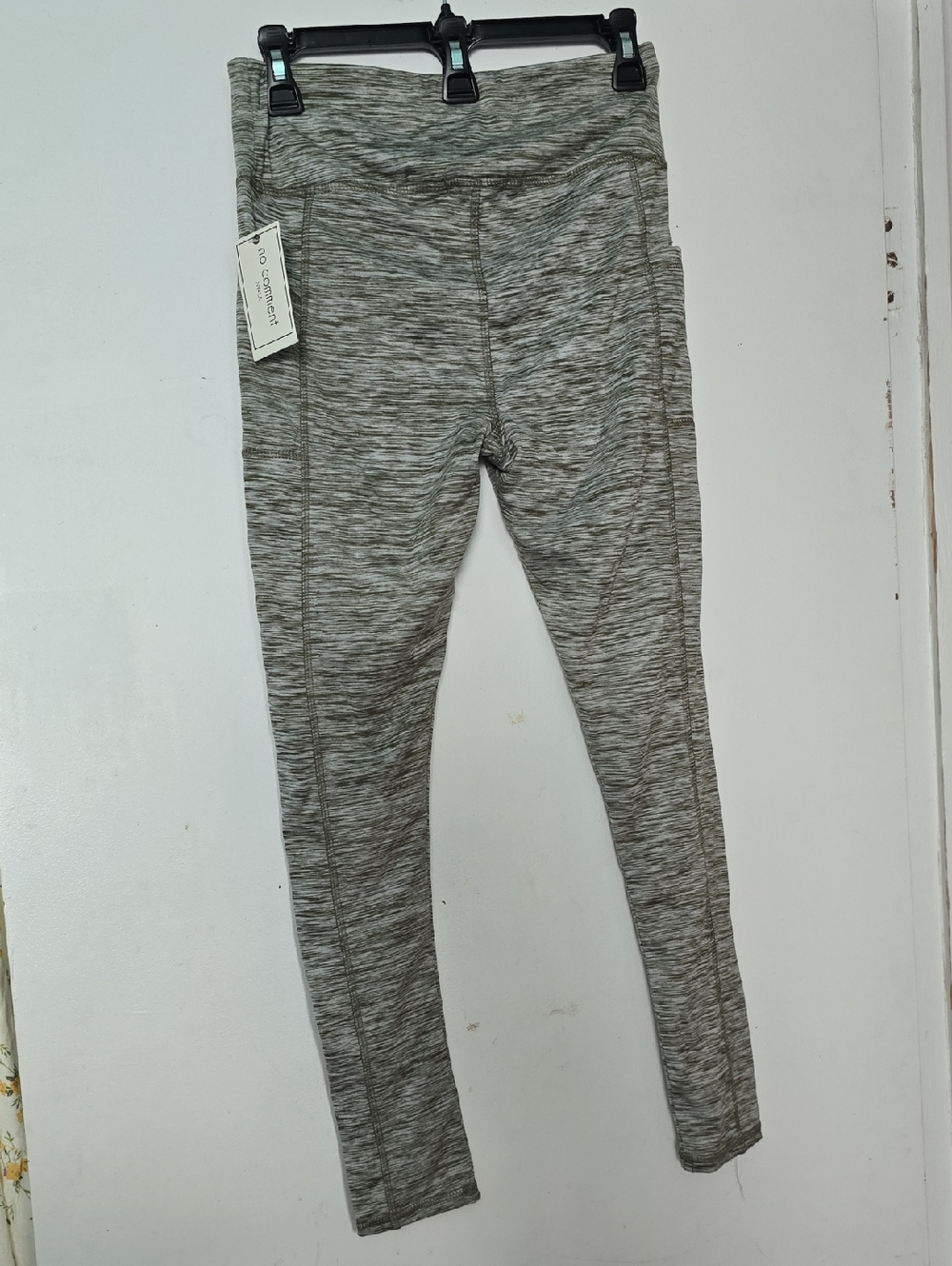 No Comment NY LAGray Space-Dyed Active Leggings with Side Pocket